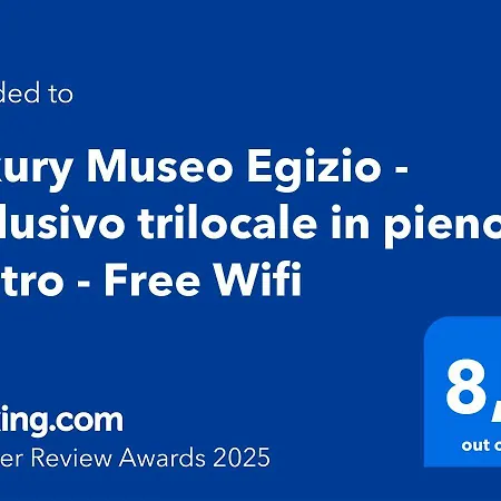 Luxury Museo Egizio - Esclusivo Trilocale In Pieno Centro - Free Wifi *
